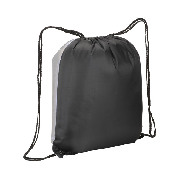 Polyester Backpack With Reflective Side