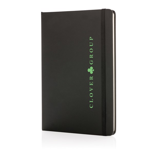 Standard hardcover PU notebook A5 - Black