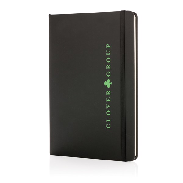 Standard hardcover PU notebook A5 - Black