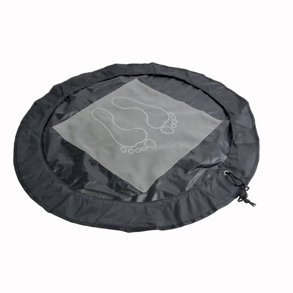 Polyester Foot Mat. Can Be Folded And Turned Into A Bag For Damp Clothes (65 Cm Diameter W