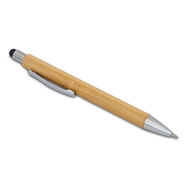 Pelak bamboo pen and torch keychain in a gift box