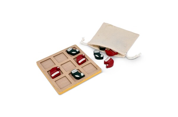 InSideOut Weihnachts-Tic-Tac-Toe aus Holz - Neon Sortiment