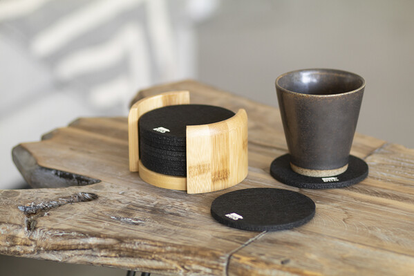 Set de sous-verres RPET Chiang