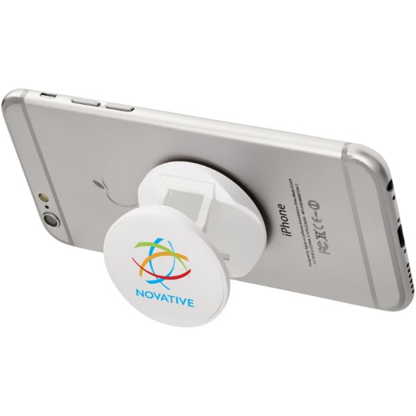 Support de téléphone portable Brace avec poignée - Blanc