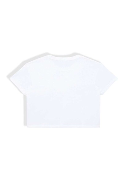 Womens Crop Tee - White / XS