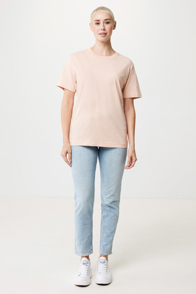 Tričko IQONIQ Kakadu relaxed fit z recykl. bavlny - Peach Perfect / 2XS