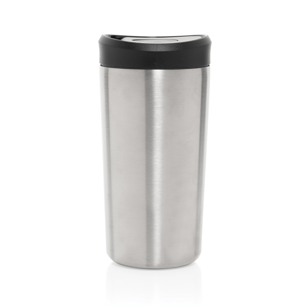Termohrnek 400ml Avira Alix z RCS recykl. nerezové oceli - Stříbrná