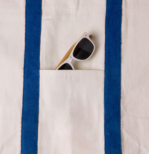 Beach Bag Lanikai - Dark Blue / Natural