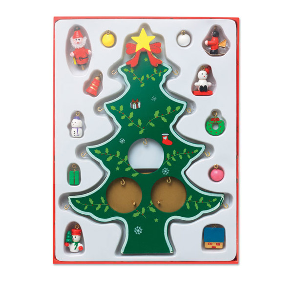 Wooden xmas tree decoration Woodtree