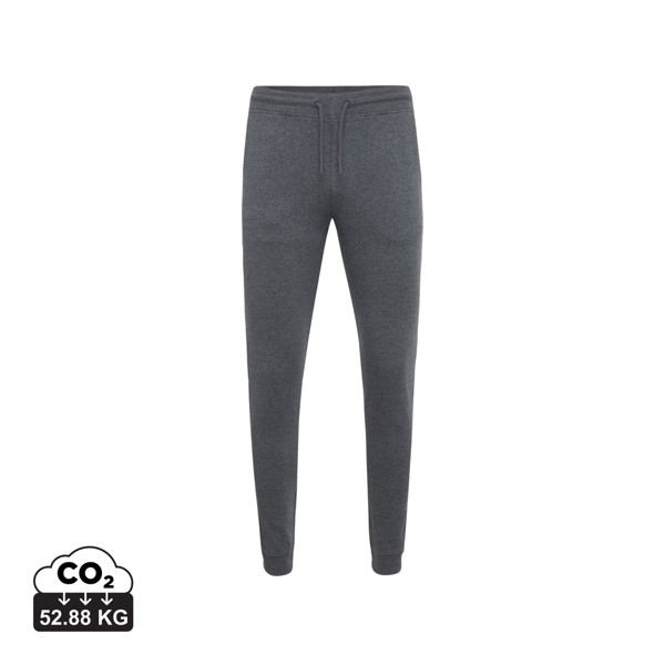 Iqoniq Cooper jogger recycled,organic cotton 340 g/m² - Heather Anthracite / XS
