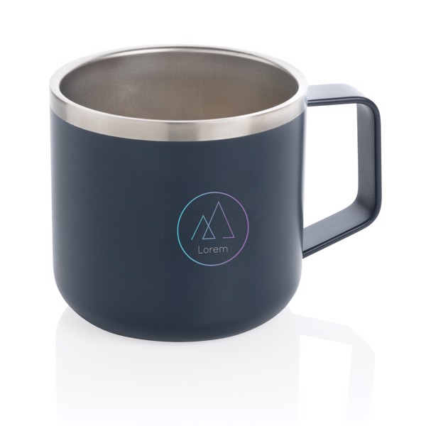 Tasse randonnée en acier inoxydable - Bleu