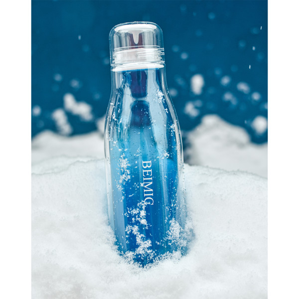 520 ml Smart glass bottle with outer tritan wall