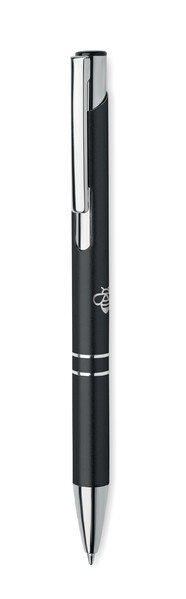Recycled aluminium ball pen Bern Ra - Black