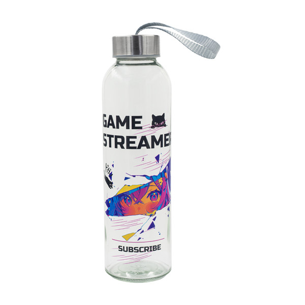 500 ml Aqua Flow glass bottle