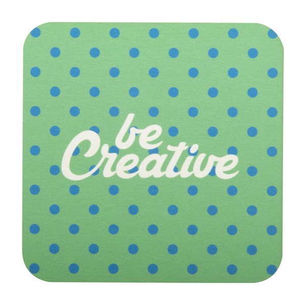Paper Coaster CreaPint, Square - White