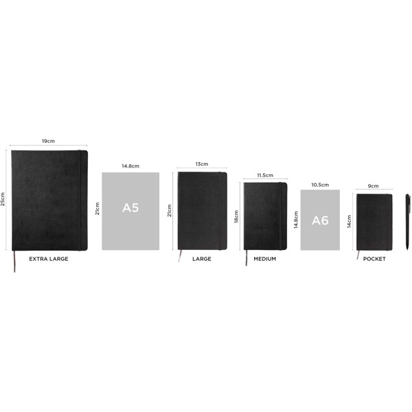 Moleskine Hardcover 12 Monate Wochenkalender L vertikal