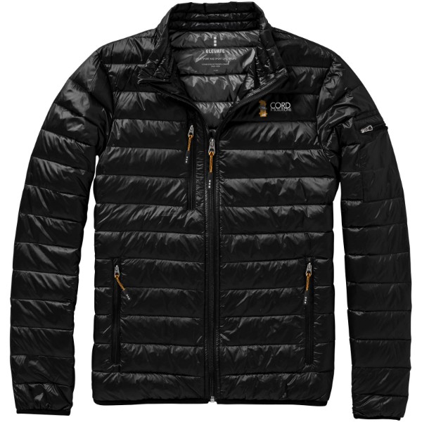 Scotia men's lightweight down jacket - Solid black / 3XL