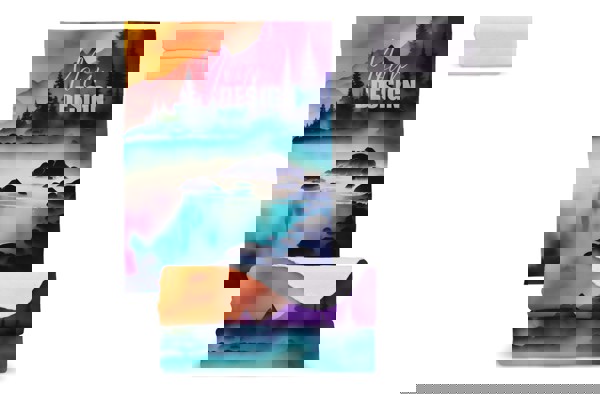 Polar fleece blanket OEKO-TEX® sublimation 130 x 170 cm 290 g/m² - White