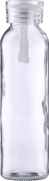 Glazen drinkfles (500 ml) Anouk - wit