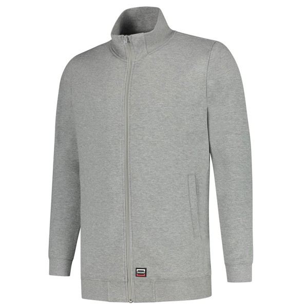 Mikina Unisex Tricorp Sweat Jacket Washable 60 °C - Grey Melange / 3XL