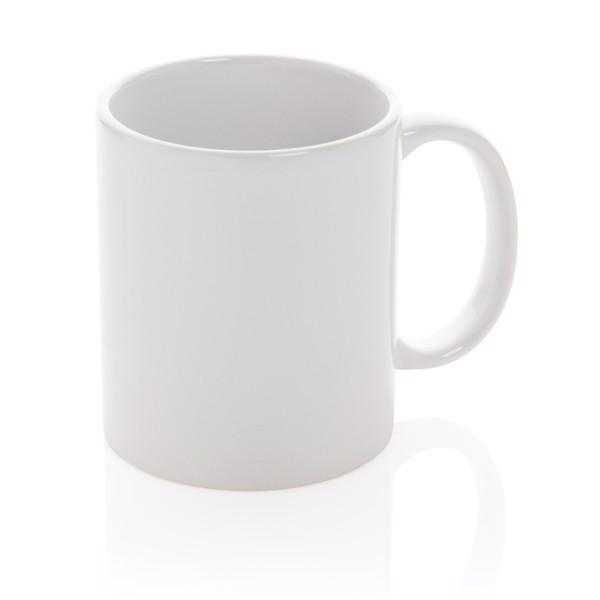 Ceramic classic mug 350ml - White / White