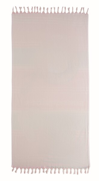 Full colour Hammam towel in 280gsm polycotton - White
