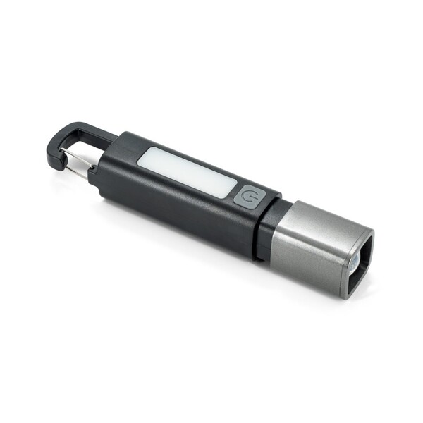 WIGGINS. Lanterna em ABS, com luz LED 2 W (53 lúmenes) na parte frontal e luz COB (53 lúmenes) na parte superior