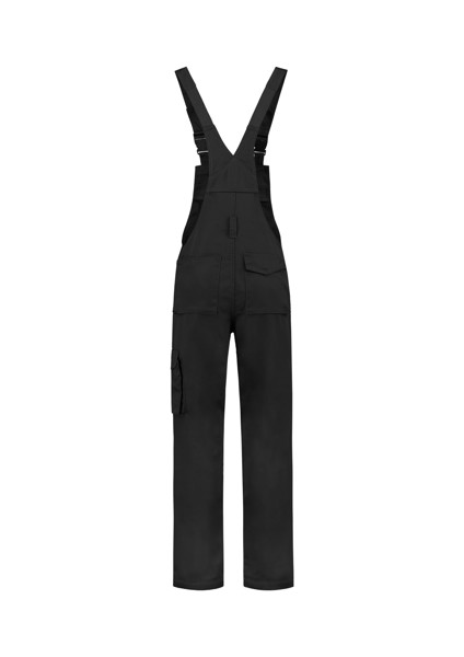 Pracovné nohavice s trakmi unisex Tricorp Dungaree Overall Industrial - Čierna / L