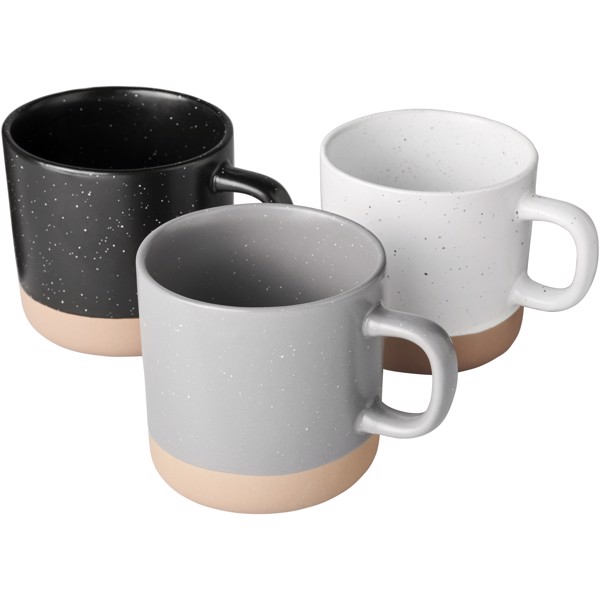 Mug en céramique 360ml Pascal - Gris