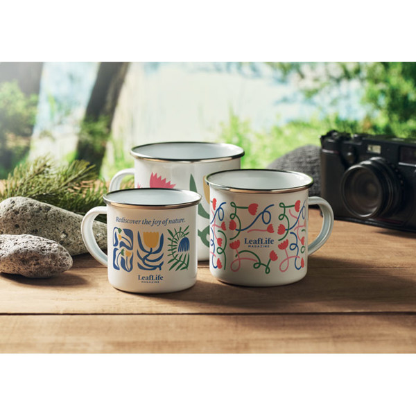 Enamel sublimation mug 200ml Plateado S