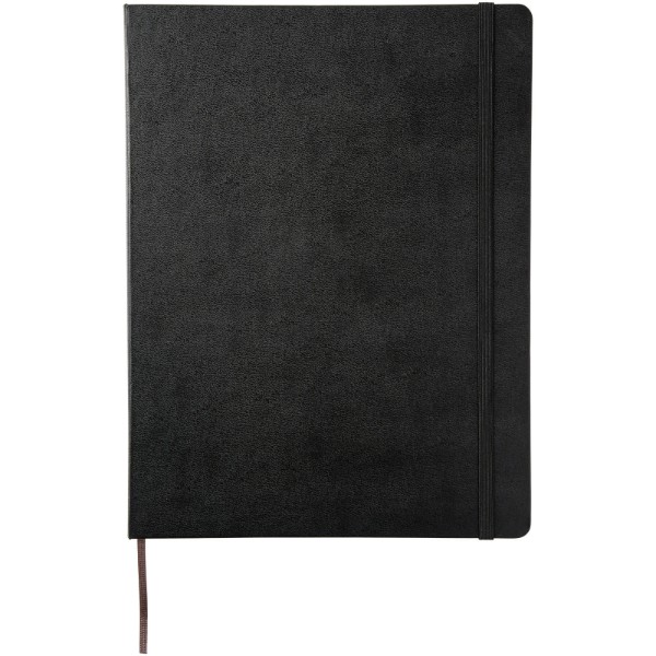 Moleskine Classic XL hard cover notebook - ruled - Solid Black