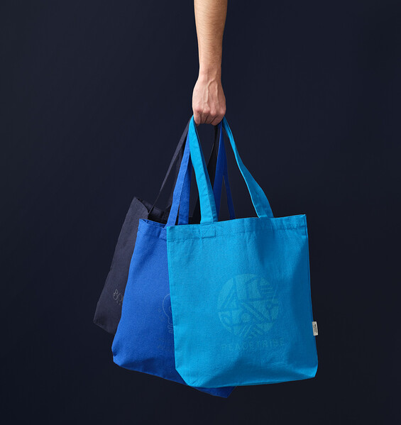 Logan Tote Bag - Světle Modrá