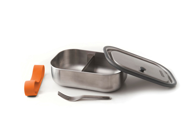 Veľká nerezová krabička na jedlo Black+Blum - Oranžová