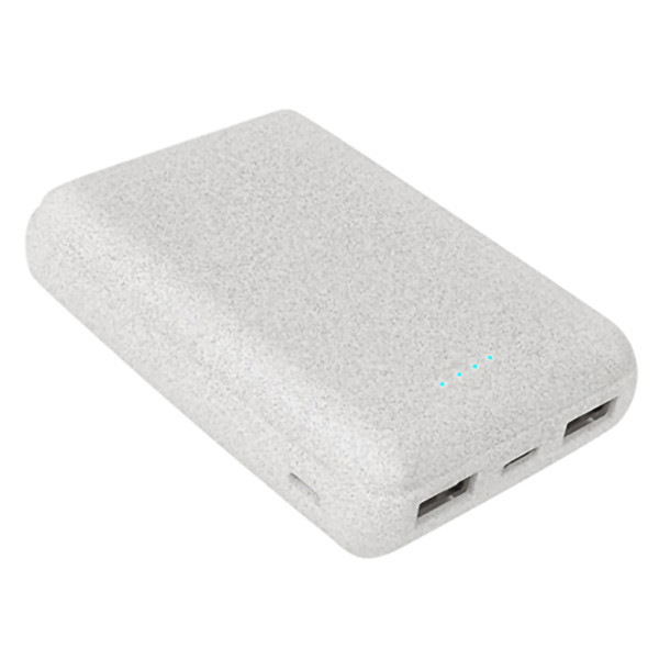 KOMUGI - BATTERIE DE SECOURS ECO - 10 000 MAH - EN PAILLE BLÉ RECYCLÉE