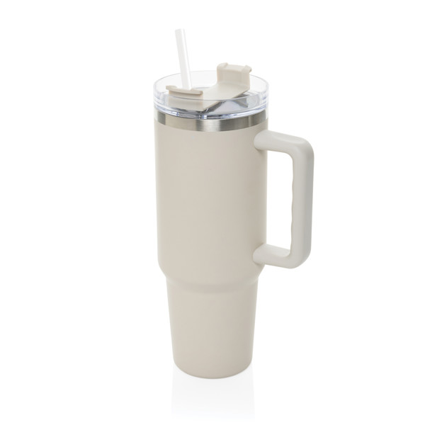 Termohrnek 1200ml Peakflow z RCS recykl. nerezové oceli - Warm Brown