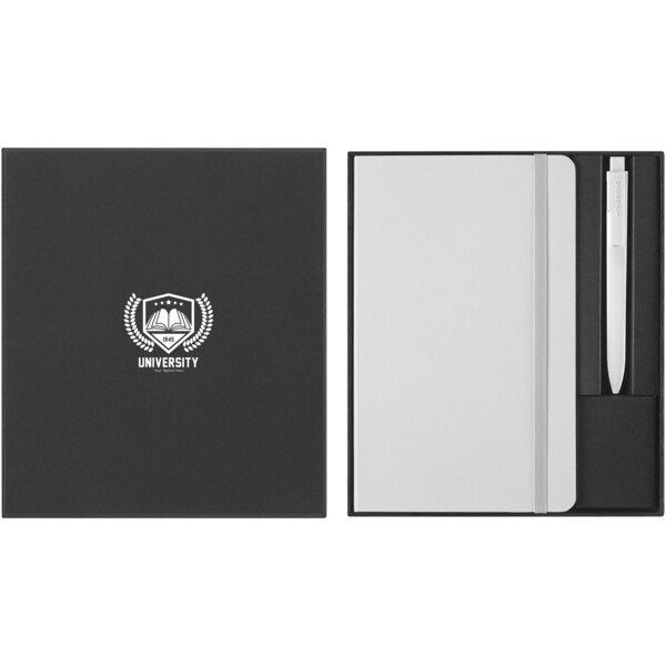 Conjunto de presente com caderno e caneta Moleskine - Branco