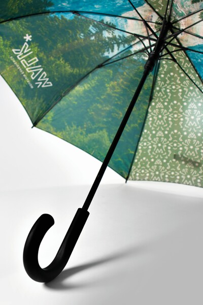 Allover-Druck Windproof Regenschirm 23" (⌀ 102cm). Automatische Öffnung - Full Color
