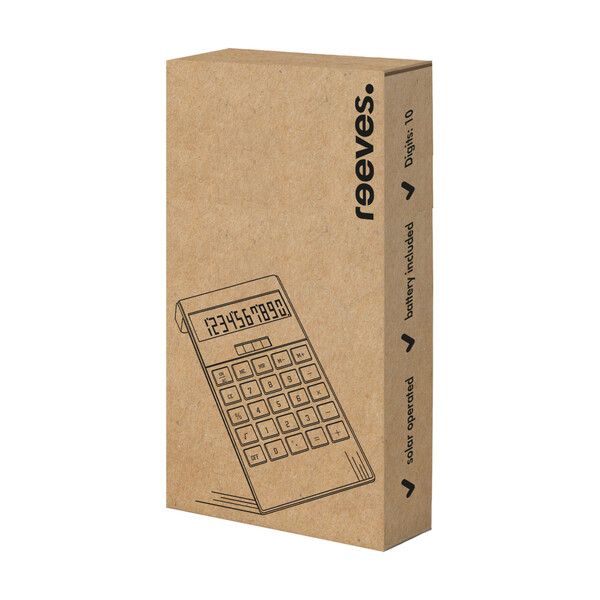 Calculatrice solaire SAN LORENZO - blanc