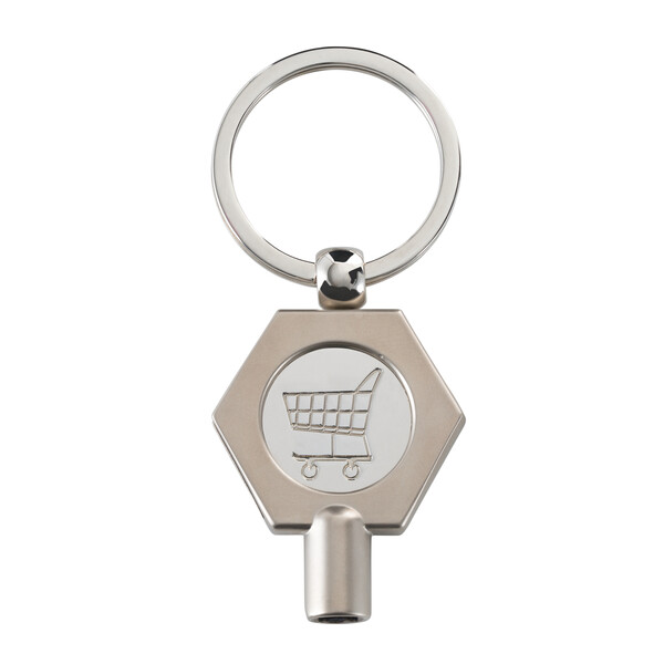 Key Ring with Radiator Key RADIATOR-KEY - matt-silver finish
