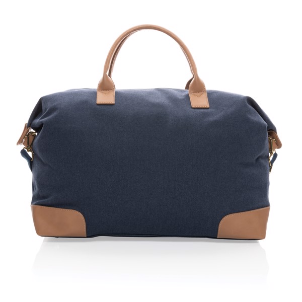 Sac weekend Impact AWARE™ en toile 16oz recyclée - Bleu