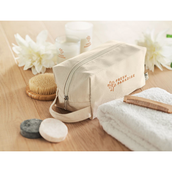 Bia cosmetic bag organic cotton 220 gr/m² - Black