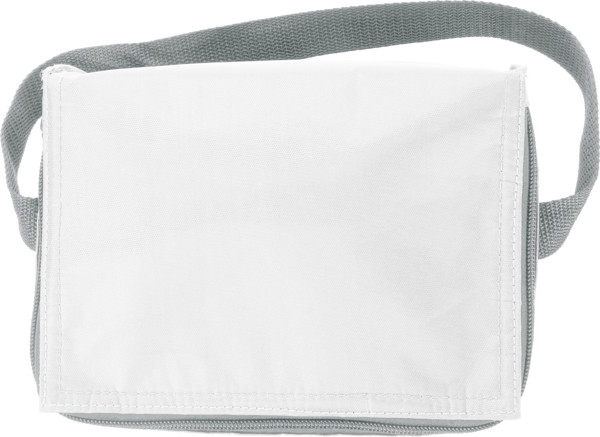 Saco térmico Poliéster (420D) 6 latas Cleo - White