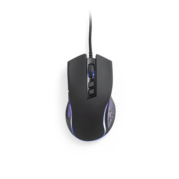 THORNE MOUSE RGB. Gaming mouse with 1'5m cable and ABS RGB LED lights
