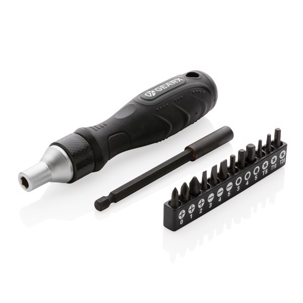 GearX screwdriver set S2 steel, 60-62 HRC bits