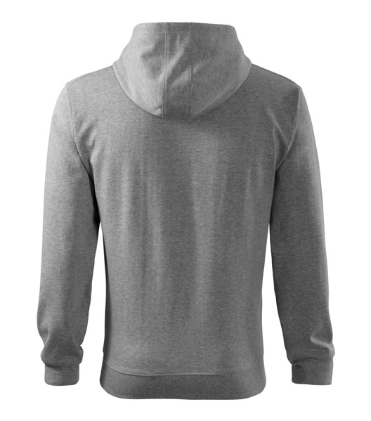 Mikina Pánská Malfini® Trendy Zipper - Tmavě Šedý Melír / L