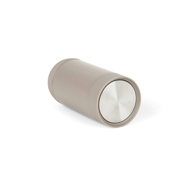 Termohrnek s push zavíráním VINGA Erie z RCS recyk. SS 350ml - Šedá / Šedá
