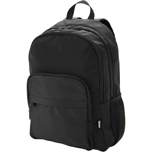 Sac à dos pour ordinateur portable 15'' Trend Plus recyclé certifié GRS de 20L - Noir