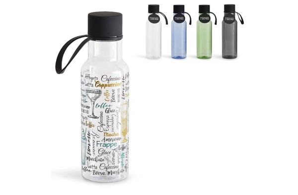 Sagaform Water Bottle 600ml - White/transparent
