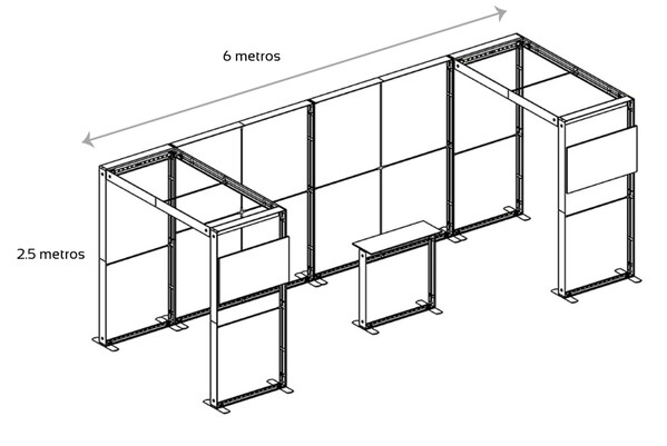 Stand Modular Tool Free — República