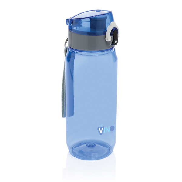 Bouteille d'eau 600ml étanche en rPET RCS Yide - Bleu